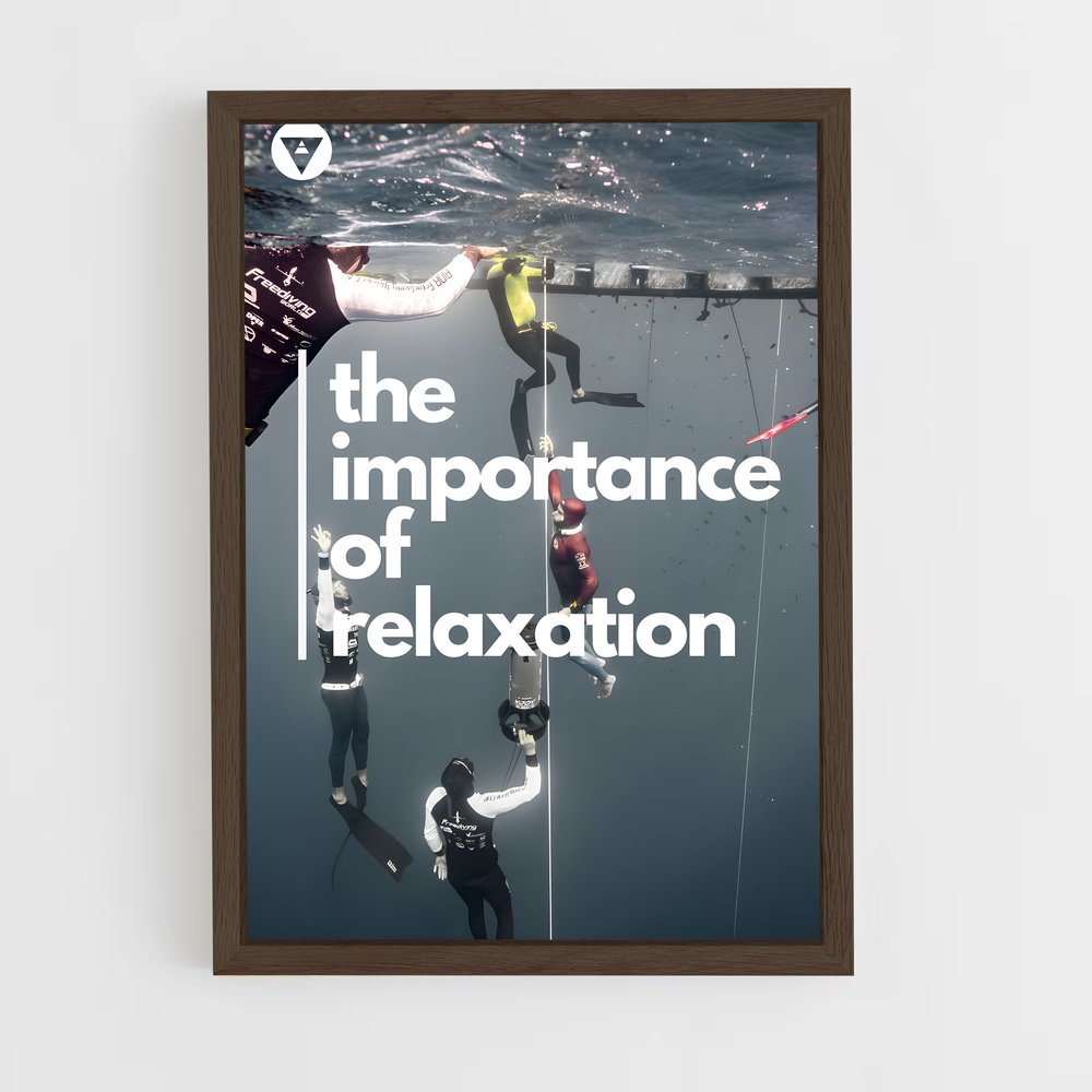 Poster Freediving meditation – affiche Plongée en apnée (vue 5)